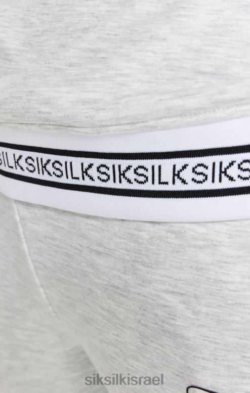 SikSilk נשים חלק עליון חוואר אפור 1/4 רוכסן D2LH2118 לבוש