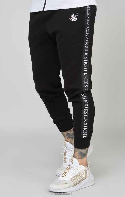 SikSilk גברים סט 1/4 רוכסן עם דבק שחור וג'וגר D2LH2505 לבוש