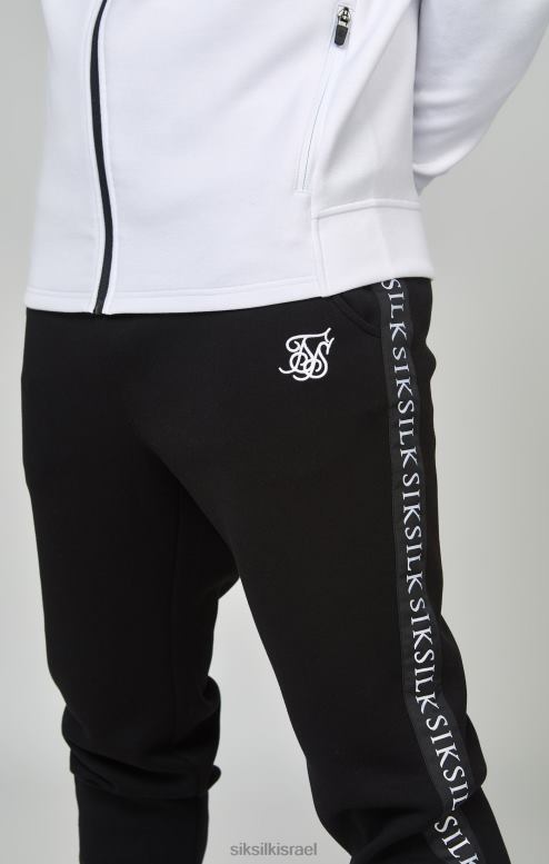 SikSilk גברים סט 1/4 רוכסן עם דבק שחור וג'וגר D2LH2505 לבוש