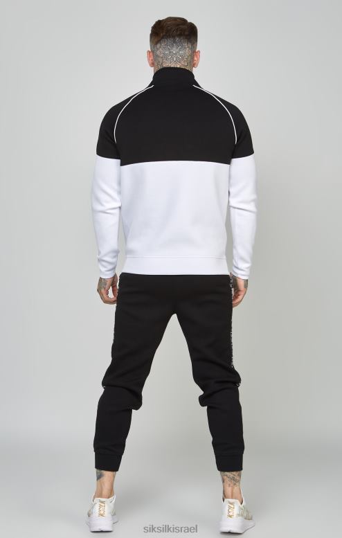 SikSilk גברים סט 1/4 רוכסן עם דבק שחור וג'וגר D2LH2505 לבוש