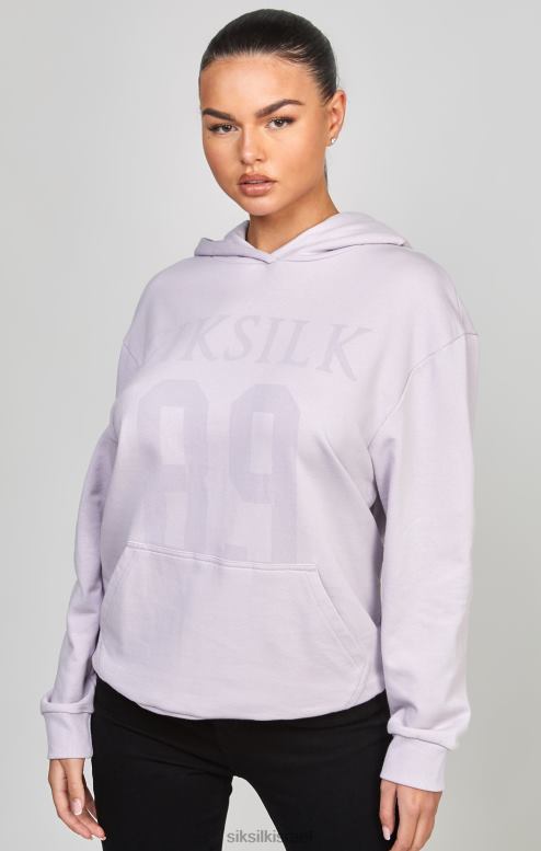SikSilk נשים קפוצ'ון סגול אוברסייז 89 D2LH2115 לבוש