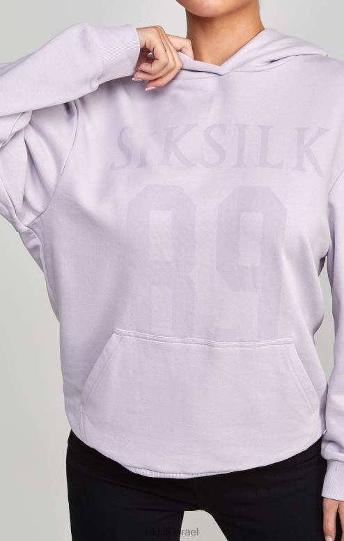 SikSilk נשים קפוצ'ון סגול אוברסייז 89 D2LH2115 לבוש