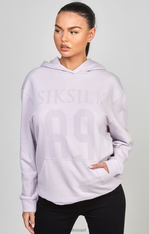 SikSilk נשים קפוצ'ון סגול אוברסייז 89 D2LH2115 לבוש