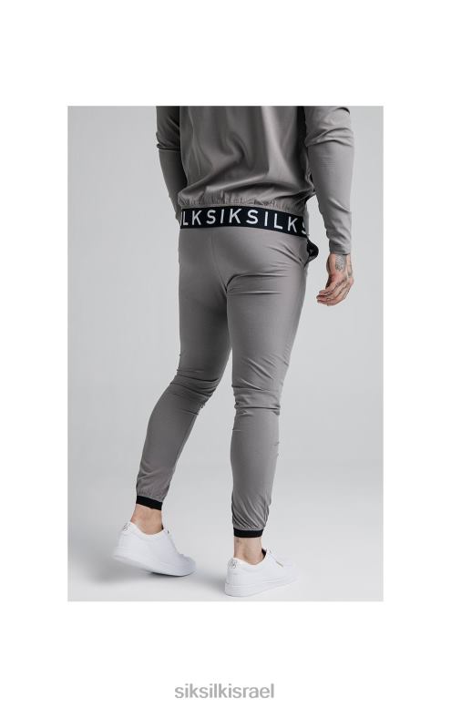 SikSilk גברים מכנסי טרנינג Agility poly ripstop - אפור D2LH2527 לבוש