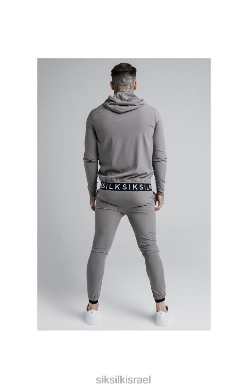 SikSilk גברים מכנסי טרנינג Agility poly ripstop - אפור D2LH2527 לבוש