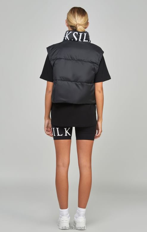 SikSilk נשים ג'לט קצוץ שחור D2LH2132 לבוש