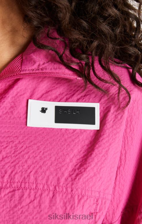 SikSilk נשים ז'קט קצוץ ורוד D2LH2134 לבוש