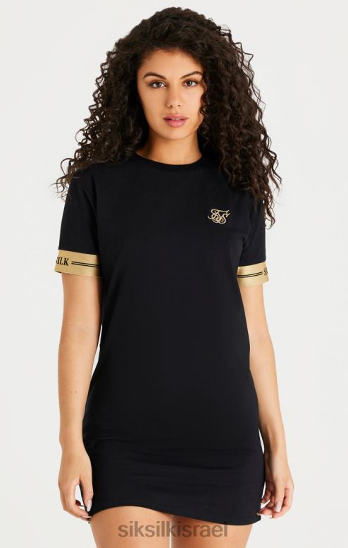 SikSilk נשים שמלת טריקו שחורה D2LH2143 לבוש