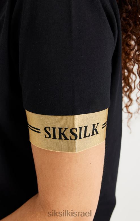 SikSilk נשים שמלת טריקו שחורה D2LH2143 לבוש