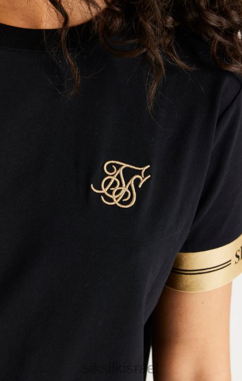 SikSilk נשים שמלת טריקו שחורה D2LH2143 לבוש