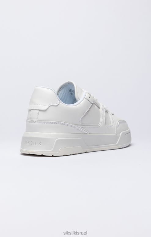 SikSilk גברים מאמן מגרש נמוך לבן D2LH214 הַנעָלָה