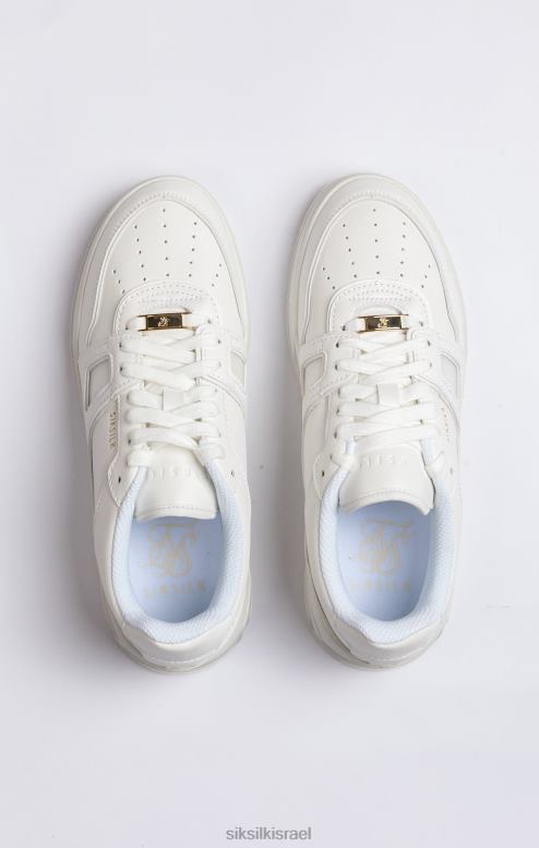 SikSilk גברים מאמן מגרש נמוך לבן D2LH214 הַנעָלָה