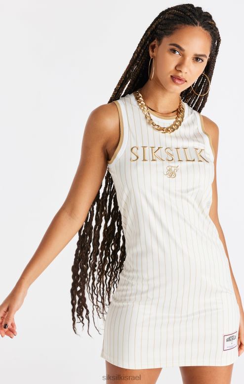 SikSilk נשים שמלת כדורסל יוקרתית - אקרו וזהב D2LH2150 לבוש