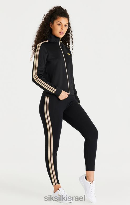 SikSilk נשים חותלת שחורה בגובה מותן D2LH2173 לבוש