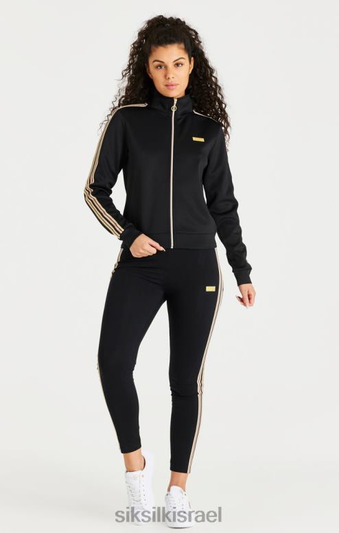 SikSilk נשים חותלת שחורה בגובה מותן D2LH2173 לבוש