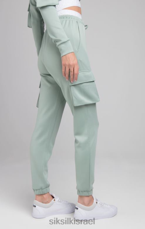 SikSilk נשים מכנסי מסלול קרגו טייפ - מרווה D2LH2176 לבוש
