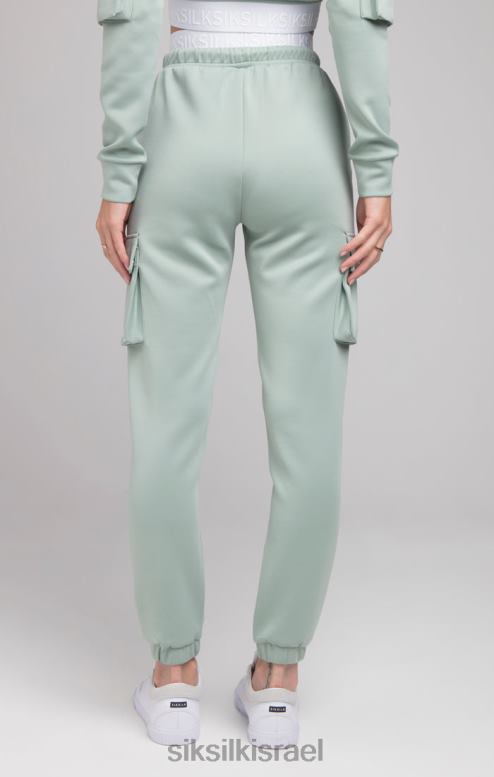 SikSilk נשים מכנסי מסלול קרגו טייפ - מרווה D2LH2176 לבוש