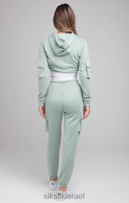 SikSilk נשים מכנסי מסלול קרגו טייפ - מרווה D2LH2176 לבוש