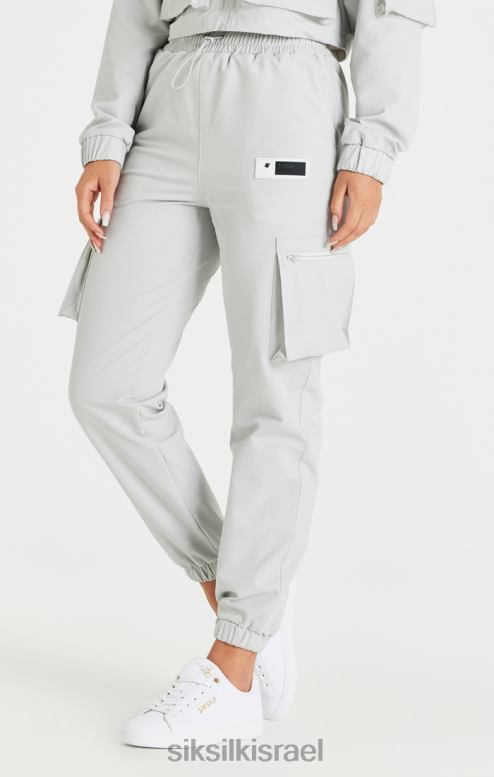 SikSilk נשים מכנסי מטען אפור D2LH2179 לבוש