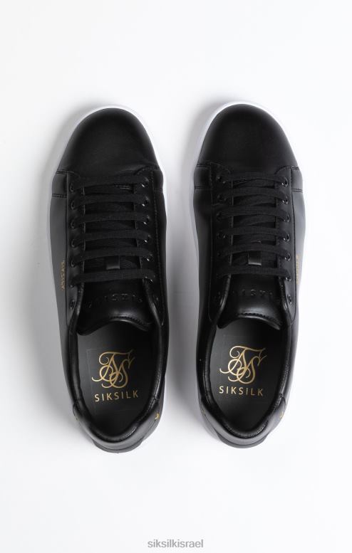 SikSilk גברים מאמן קז'ואל שחור נמוך D2LH217 הַנעָלָה