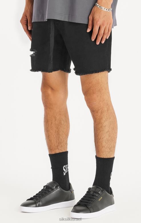 SikSilk גברים מאמן קז'ואל שחור נמוך D2LH217 הַנעָלָה