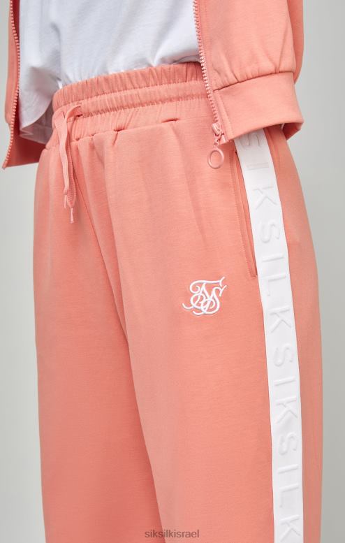 SikSilk נשים מכנסי רגל רחבה עם סרט קורל D2LH2181 לבוש