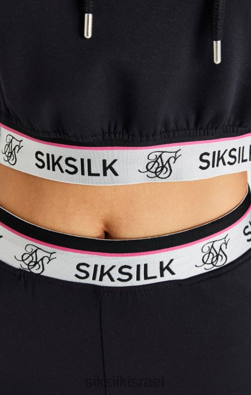 SikSilk נשים מכנסי ספורט שחורים D2LH2185 לבוש