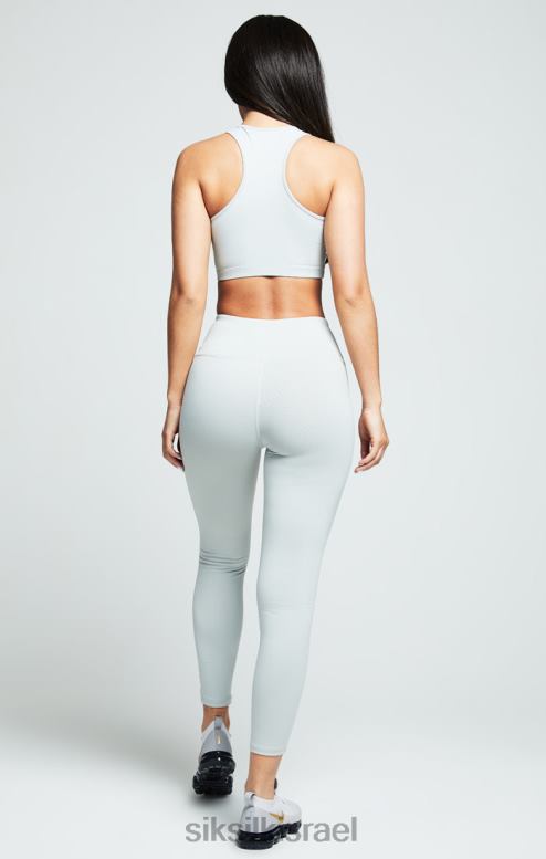 SikSilk נשים ברלט חיוני אפור לחדר כושר D2LH2213 לבוש