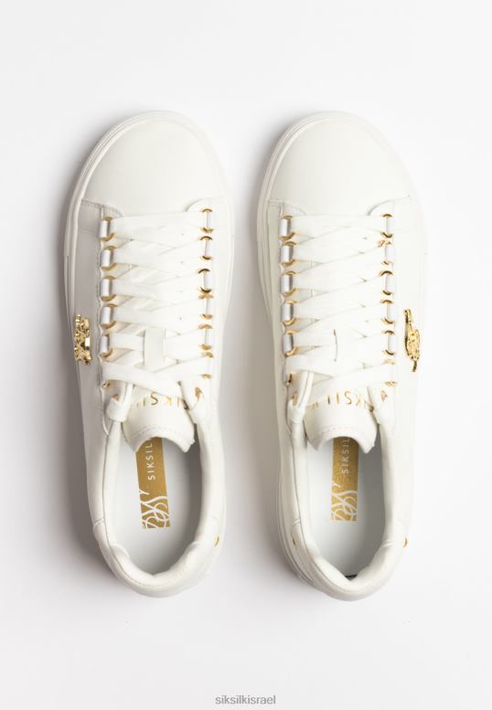 SikSilk נשים אפקט עור נחש לבן בארה D2LH2269 הַנעָלָה