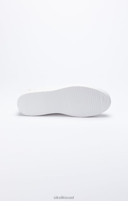 SikSilk נשים בארה - לבן לבן וזהב D2LH2275 הַנעָלָה