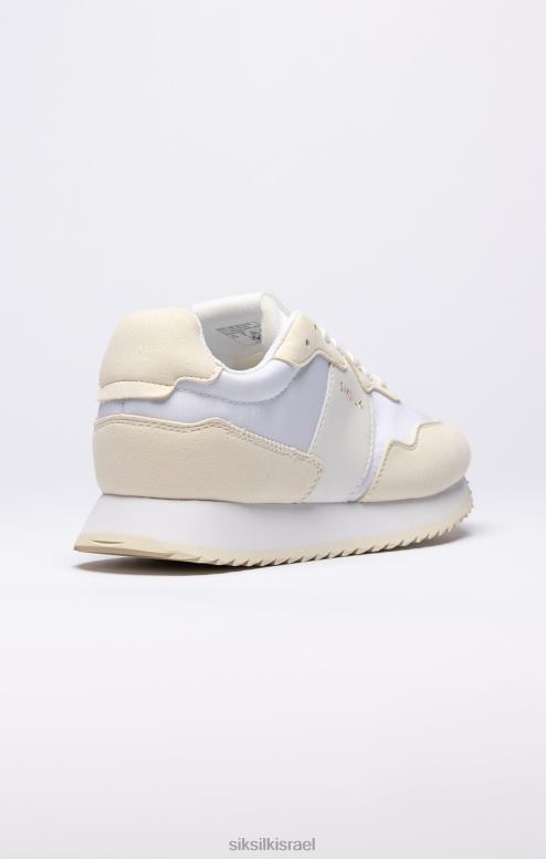 SikSilk נשים מאמן ריצה רטרו לבן D2LH2276 הַנעָלָה