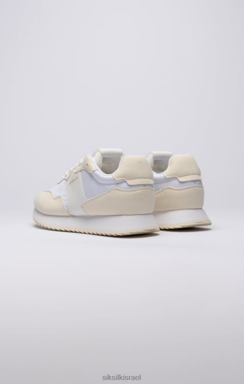 SikSilk נשים מאמן ריצה רטרו לבן D2LH2276 הַנעָלָה