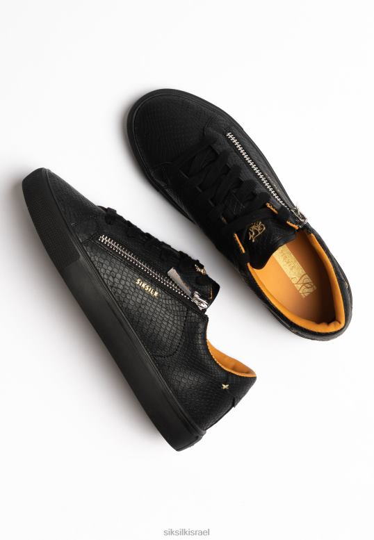 SikSilk נשים עור נחש קירקי שחור D2LH2277 הַנעָלָה