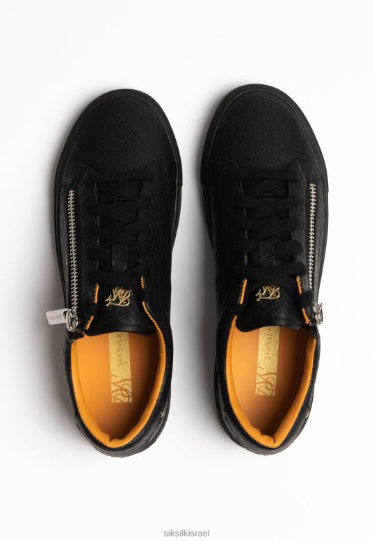 SikSilk נשים עור נחש קירקי שחור D2LH2277 הַנעָלָה