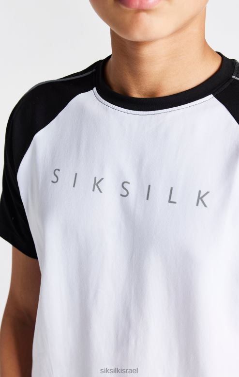 SikSilk בנים חולצת טריקו לבנה D2LH2284 לבוש