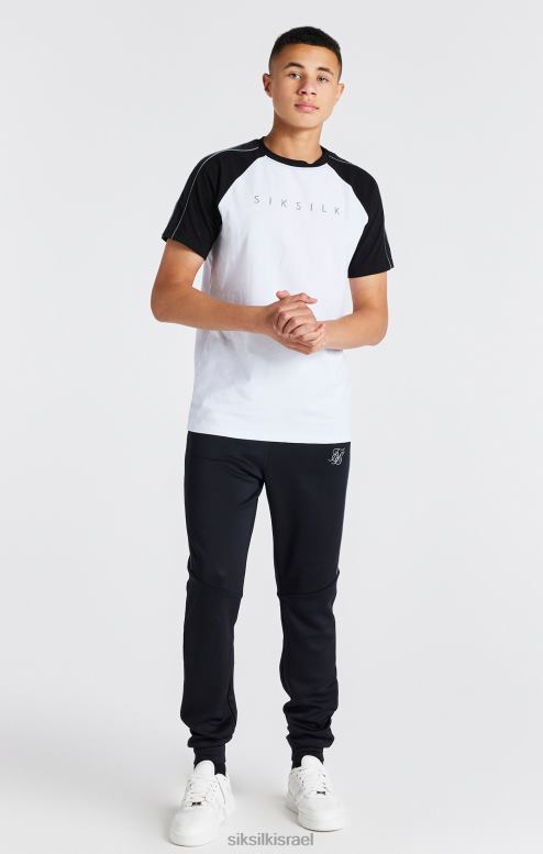SikSilk בנים חולצת טריקו לבנה D2LH2284 לבוש