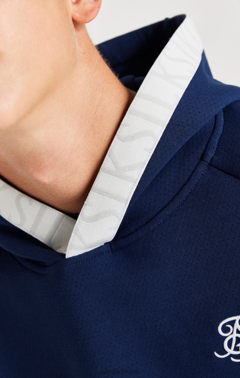 SikSilk בנים קפוצ'ון עילי דינמי - נייבי ולבן D2LH2292 לבוש