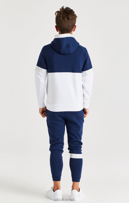 SikSilk בנים קפוצ'ון עילי דינמי - נייבי ולבן D2LH2292 לבוש