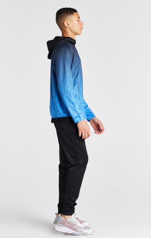 SikSilk בנים קפוצ'ון עם רוכסן דהייה כחול D2LH2293 לבוש