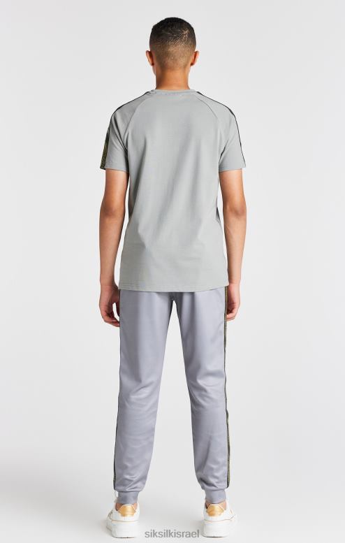 SikSilk בנים ג'וגר מודבק בצבע אפור D2LH2303 לבוש