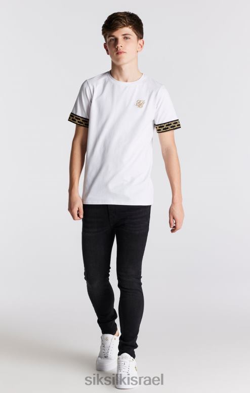 SikSilk בנים ג'ינס סקיני ג'ינס חיוני שחור D2LH2307 לבוש