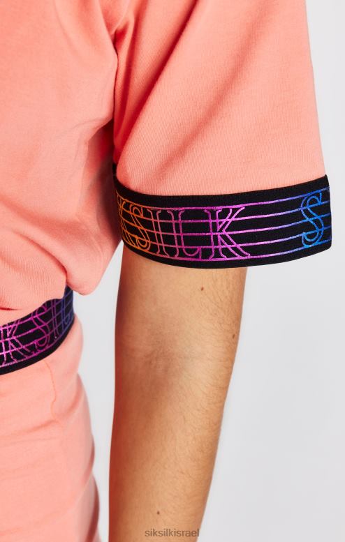 SikSilk בנות חולצת טריקו עם דבק קורל D2LH2326 לבוש