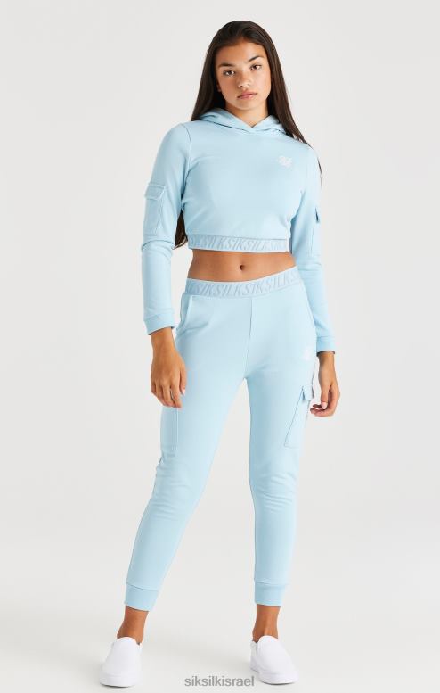 SikSilk בנות מכסה מנוע מודבק מטען - כחול D2LH2328 לבוש