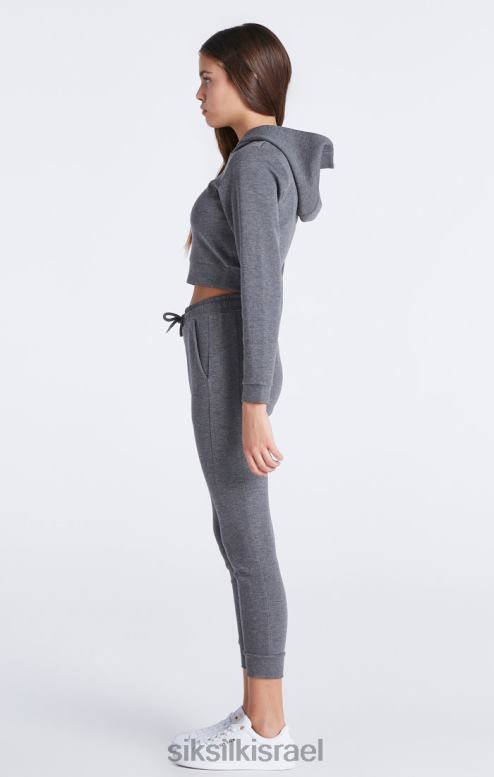 SikSilk בנות חלק עליון רצועת חוואר אפור D2LH2329 לבוש