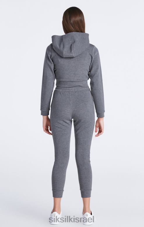 SikSilk בנות חלק עליון רצועת חוואר אפור D2LH2329 לבוש