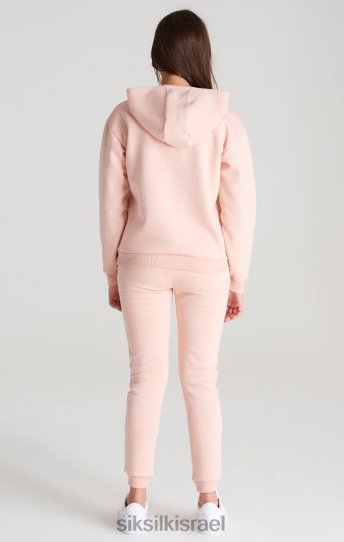 SikSilk בנות קפוצ'ון חתוך חתוך ורוד D2LH2333 לבוש