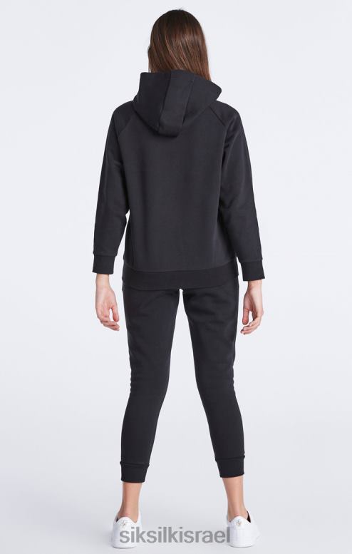 SikSilk בנות קפוצ'ון עילי שחור D2LH2335 לבוש