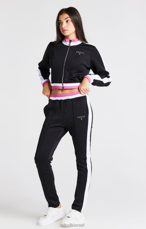 SikSilk בנות ז'קט רטרו שחור D2LH2341 לבוש