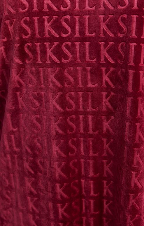 SikSilk בנות שמלת טריקו ורודה ורודה עם שרוולים ארוכים D2LH2345 לבוש