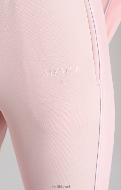 SikSilk בנות מכנסי טרנינג מודבקים בקטיפה ורודה D2LH2350 לבוש